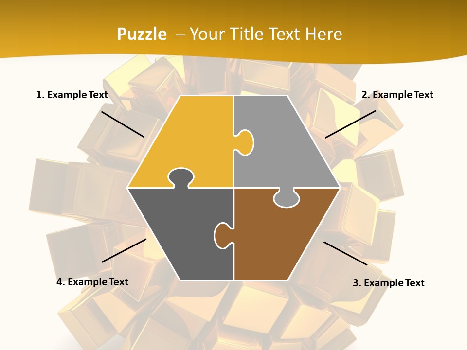 Abstract Cubes Modern PowerPoint Template