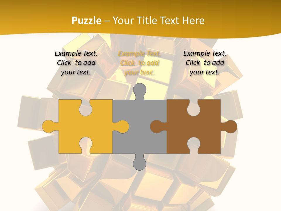 Abstract Cubes Modern PowerPoint Template