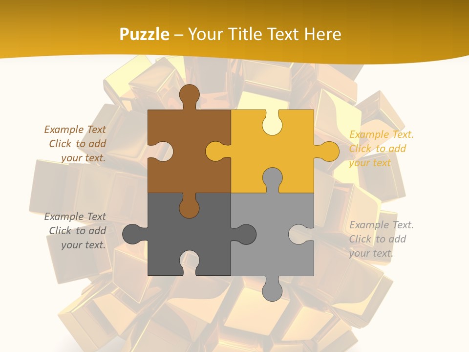 Abstract Cubes Modern PowerPoint Template