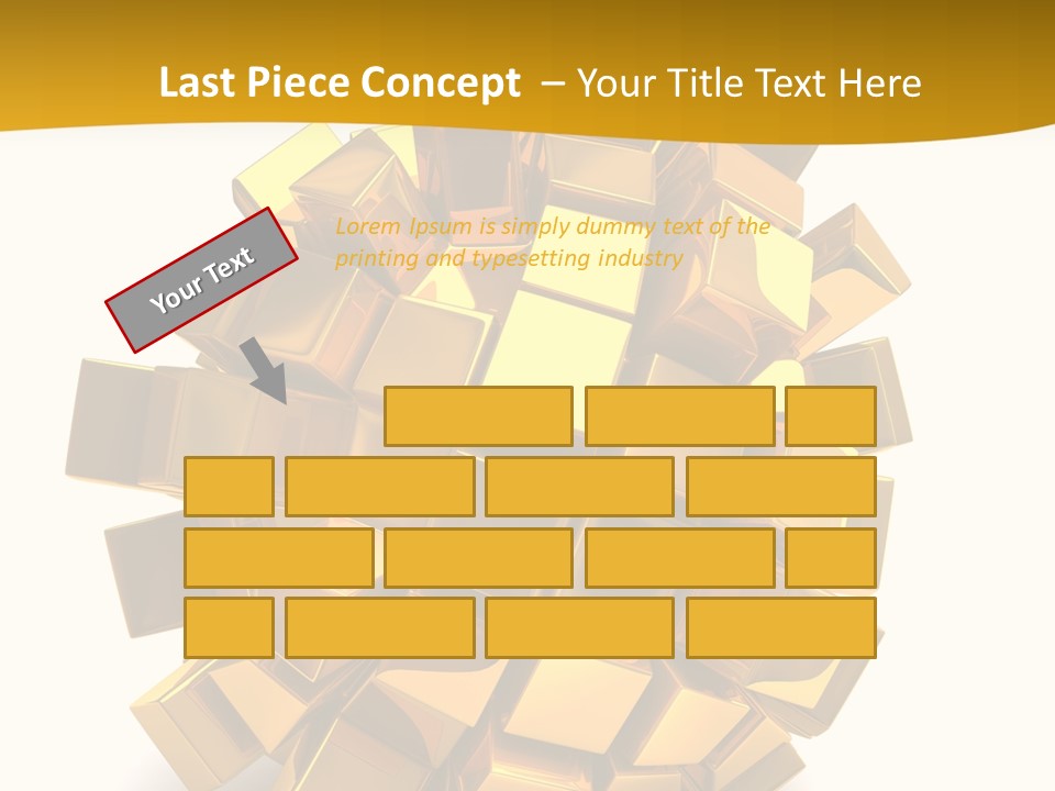 Abstract Cubes Modern PowerPoint Template