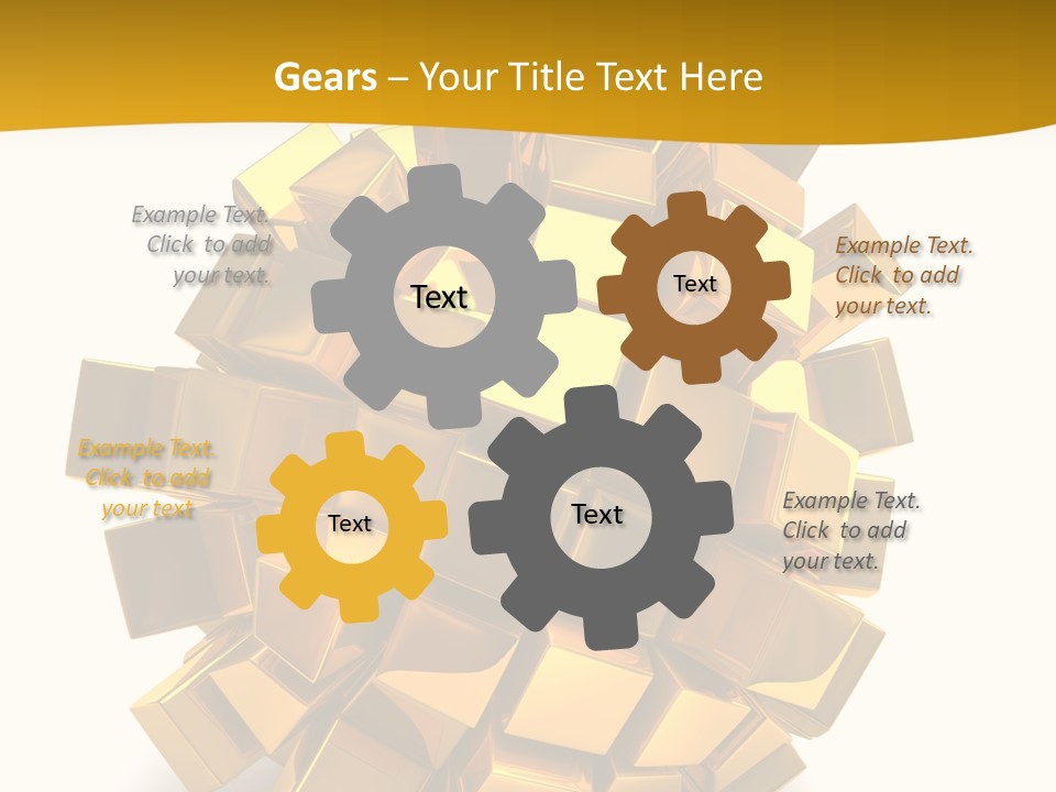 Abstract Cubes Modern PowerPoint Template