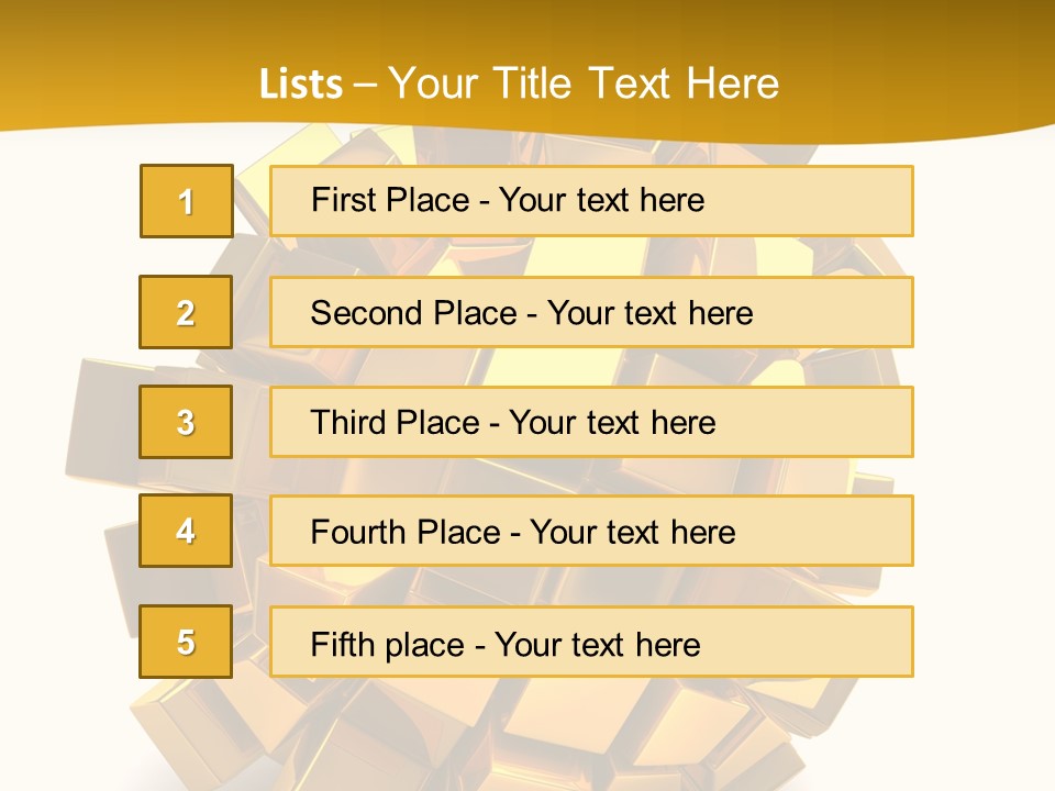 Abstract Cubes Modern PowerPoint Template