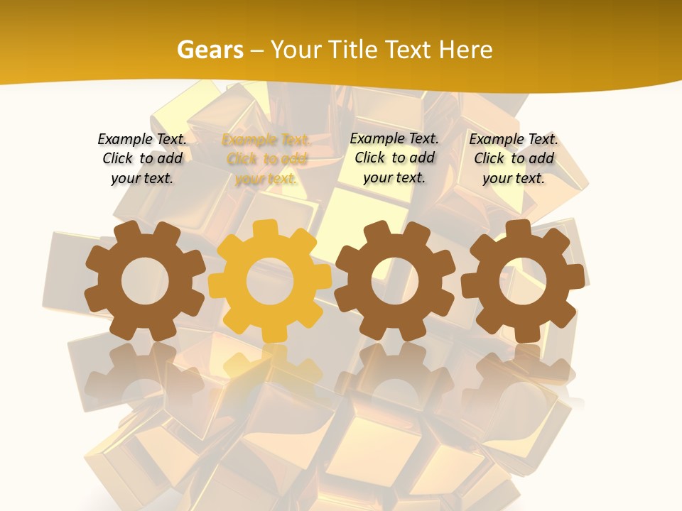 Abstract Cubes Modern PowerPoint Template