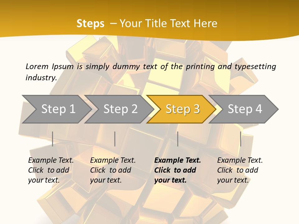 Abstract Cubes Modern PowerPoint Template