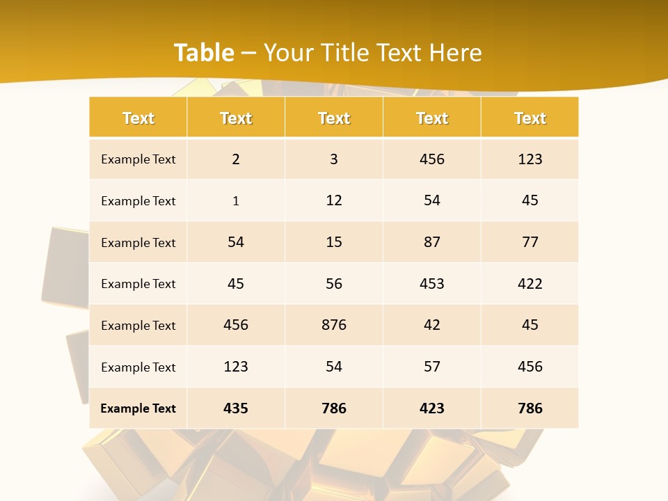 Abstract Cubes Modern PowerPoint Template