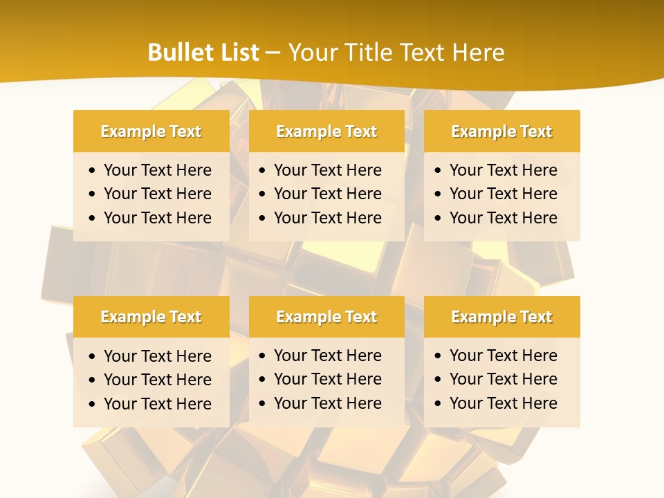 Abstract Cubes Modern PowerPoint Template