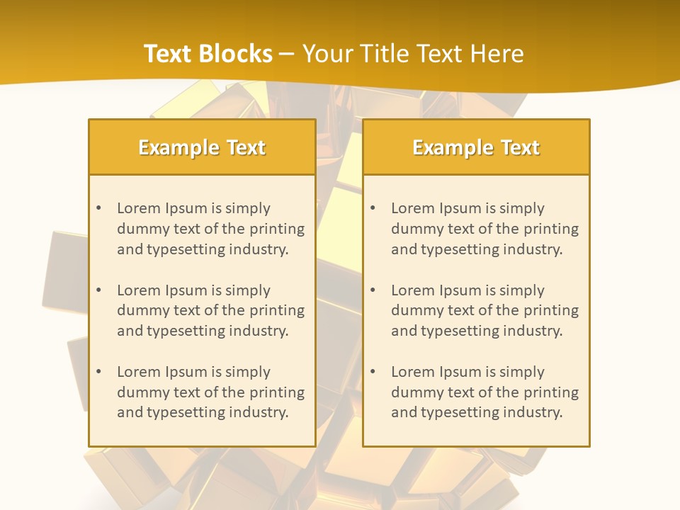 Abstract Cubes Modern PowerPoint Template