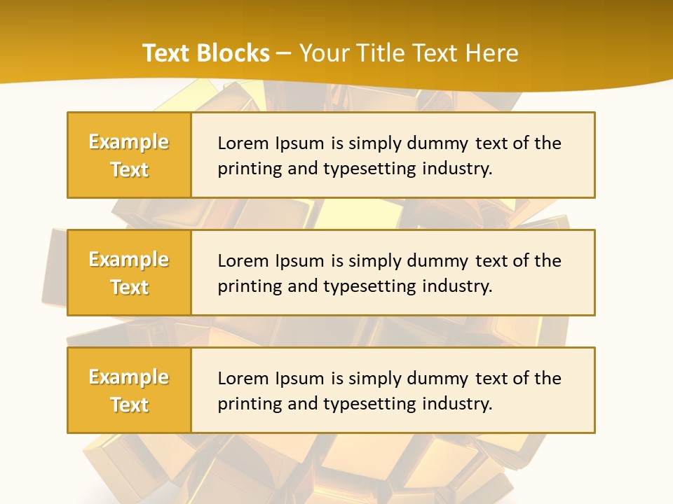 Abstract Cubes Modern PowerPoint Template