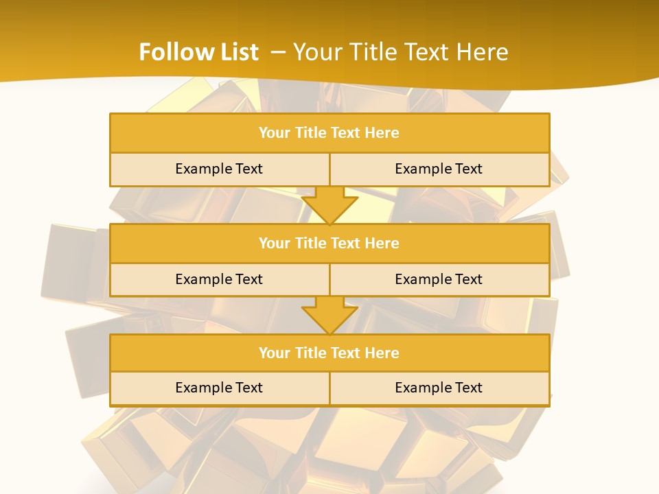 Abstract Cubes Modern PowerPoint Template
