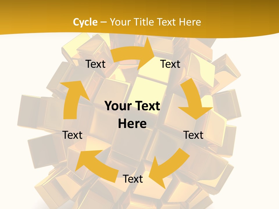 Abstract Cubes Modern PowerPoint Template