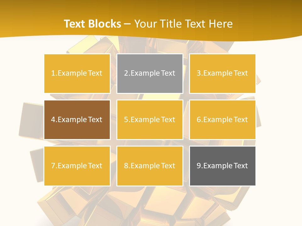 Abstract Cubes Modern PowerPoint Template