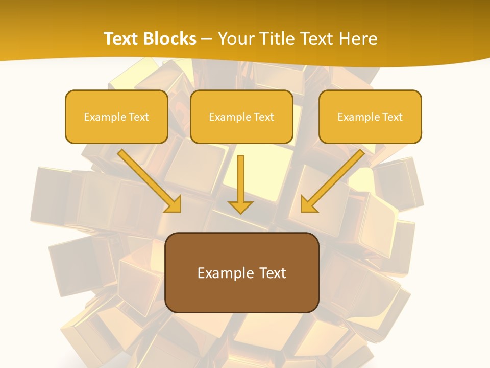 Abstract Cubes Modern PowerPoint Template