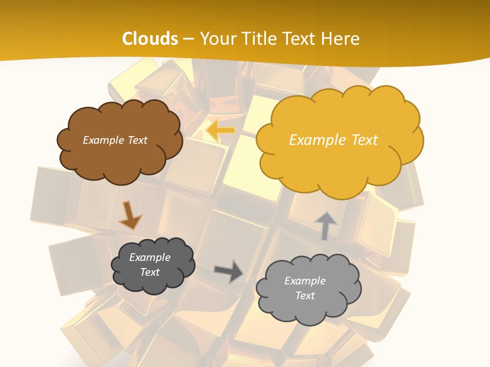 Abstract Cubes Modern PowerPoint Template