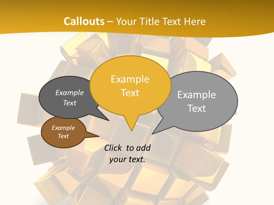 Abstract Cubes Modern PowerPoint Template