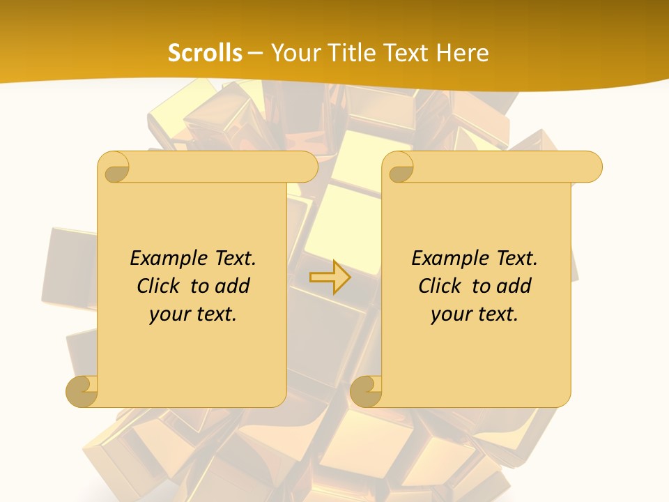 Abstract Cubes Modern PowerPoint Template