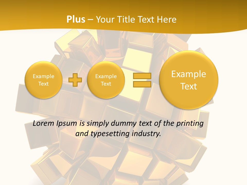 Abstract Cubes Modern PowerPoint Template