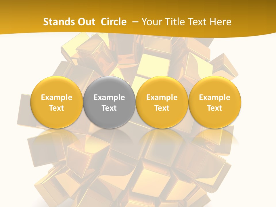 Abstract Cubes Modern PowerPoint Template