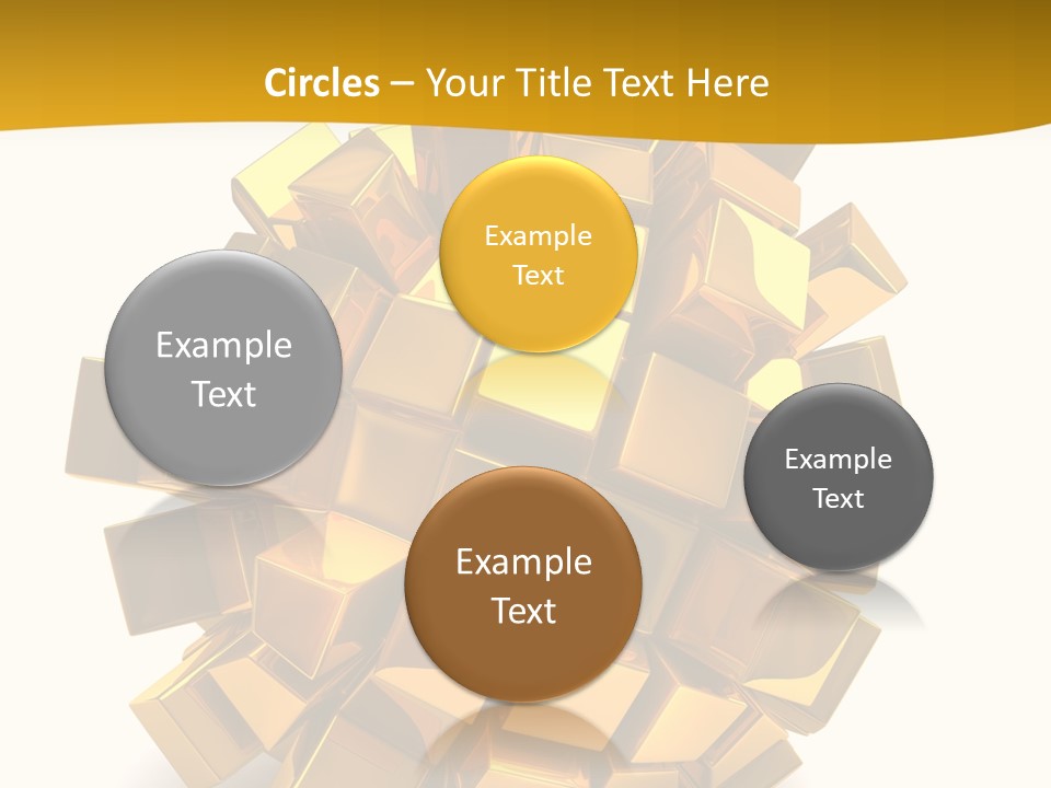 Abstract Cubes Modern PowerPoint Template