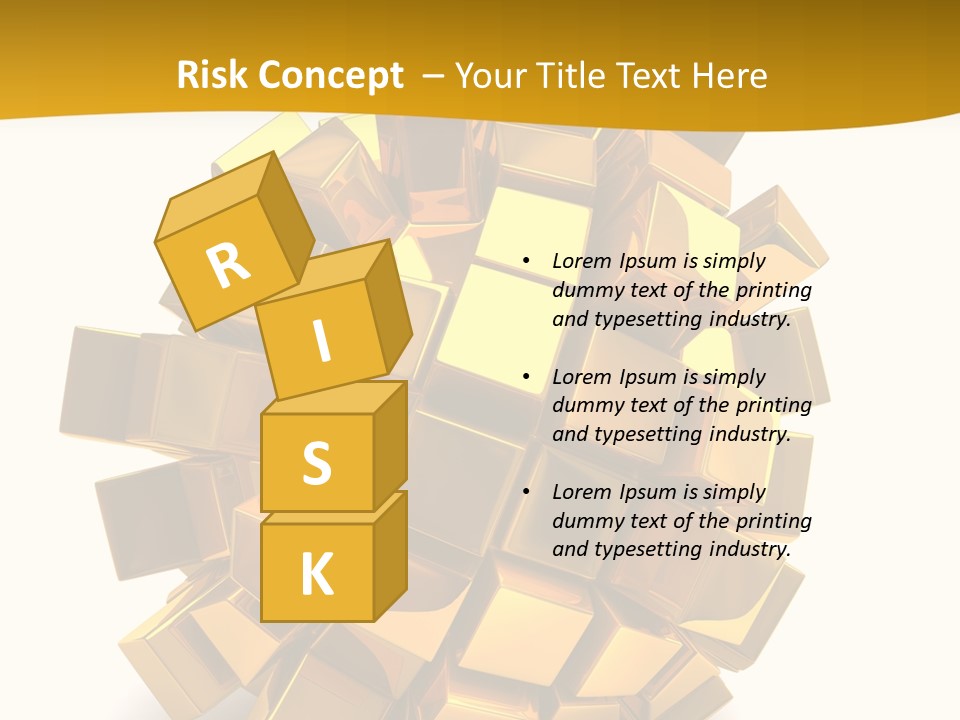 Abstract Cubes Modern PowerPoint Template