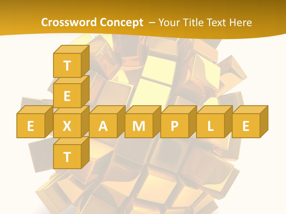 Abstract Cubes Modern PowerPoint Template