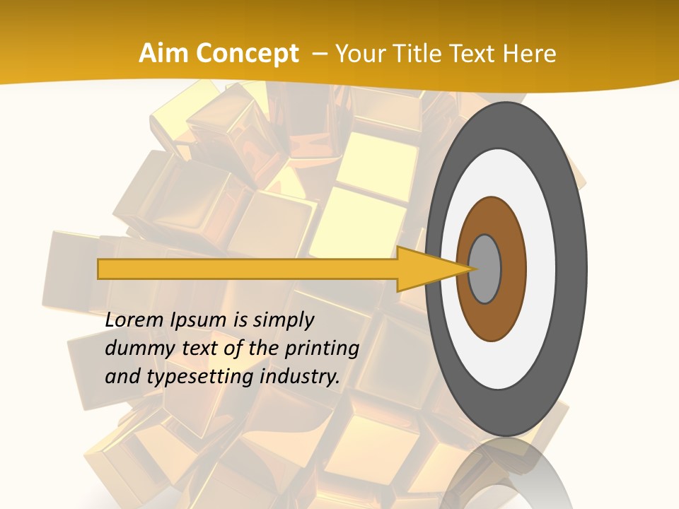 Abstract Cubes Modern PowerPoint Template