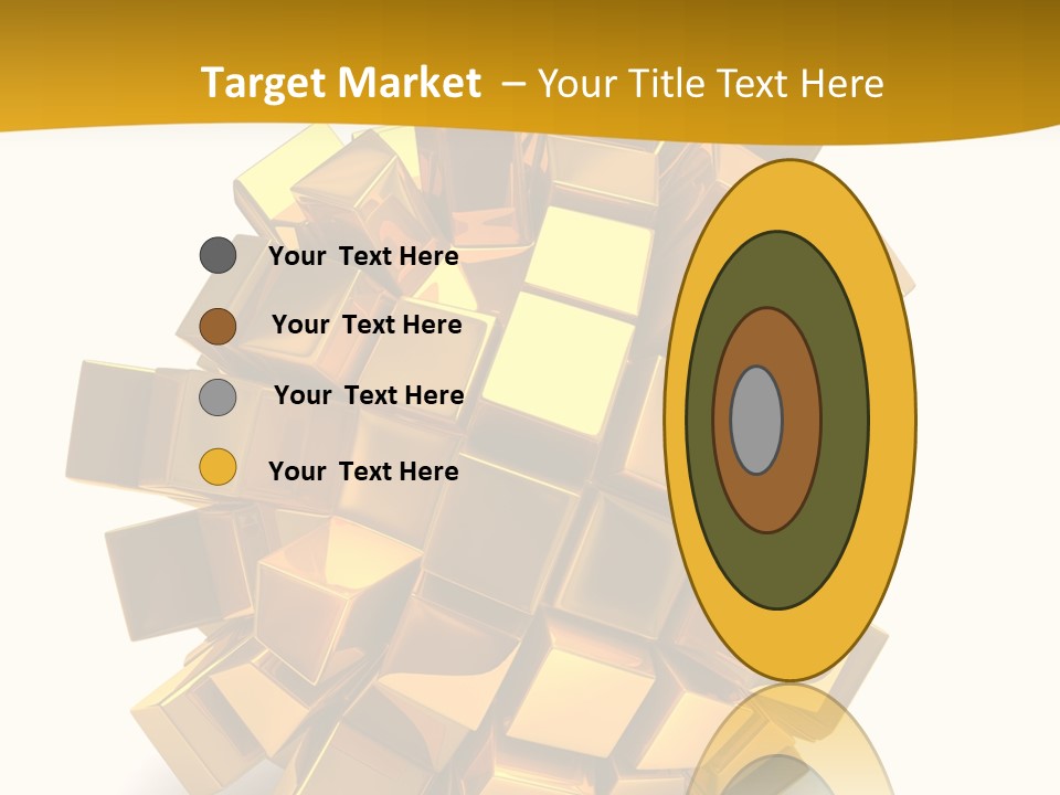 Abstract Cubes Modern PowerPoint Template