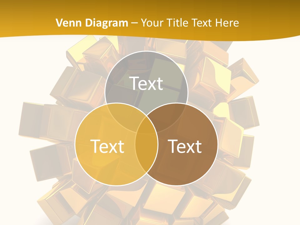 Abstract Cubes Modern PowerPoint Template