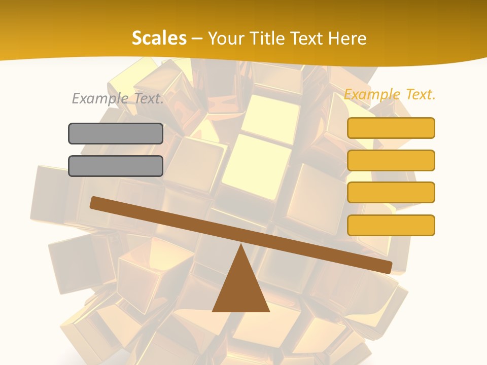 Abstract Cubes Modern PowerPoint Template