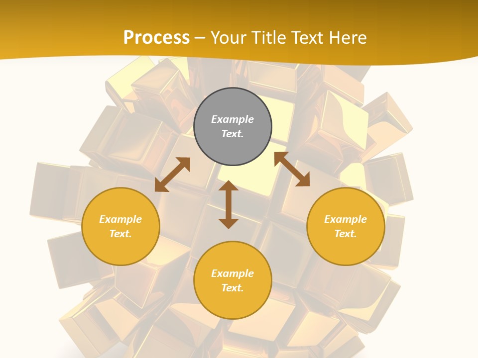 Abstract Cubes Modern PowerPoint Template