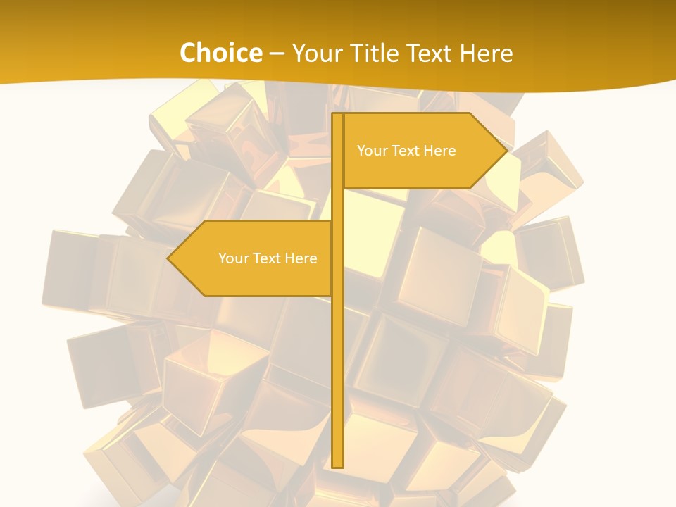 Abstract Cubes Modern PowerPoint Template