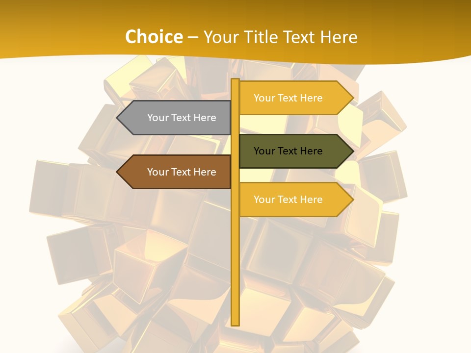 Abstract Cubes Modern PowerPoint Template