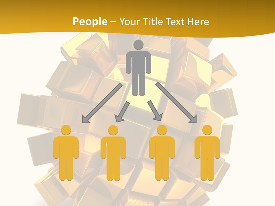 Abstract Cubes Modern PowerPoint Template