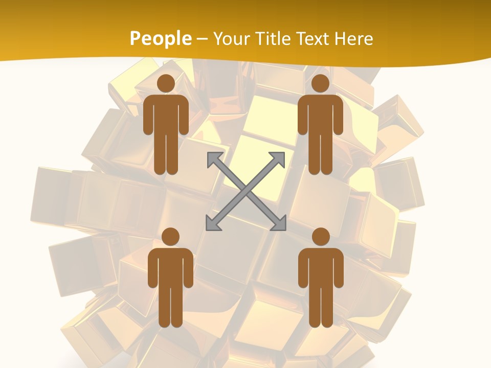 Abstract Cubes Modern PowerPoint Template