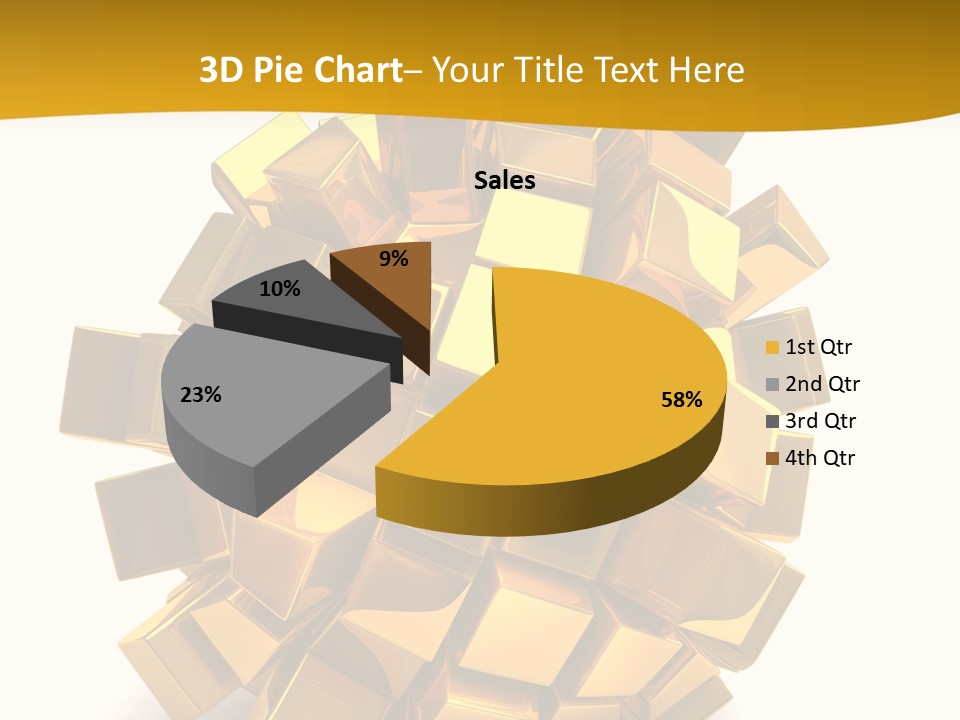 Abstract Cubes Modern PowerPoint Template