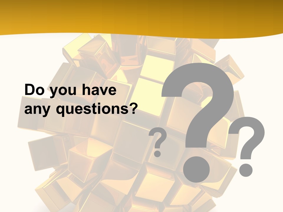 Abstract Cubes Modern PowerPoint Template