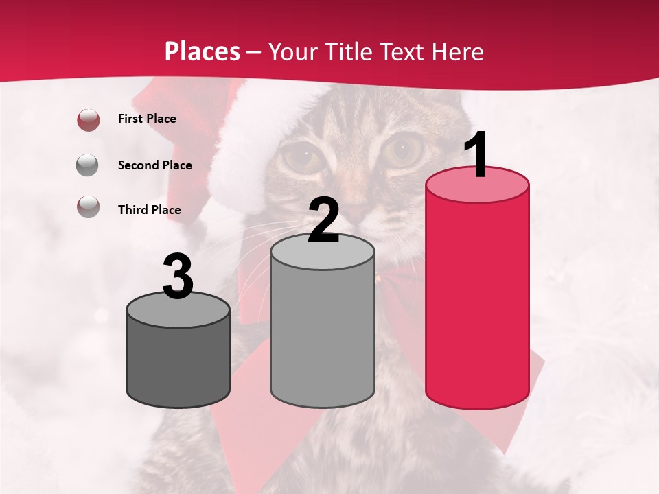 Strike Seasonal Santa's Hat PowerPoint Template