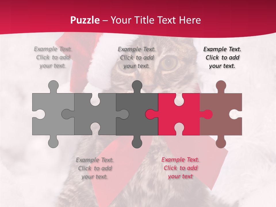 Strike Seasonal Santa's Hat PowerPoint Template