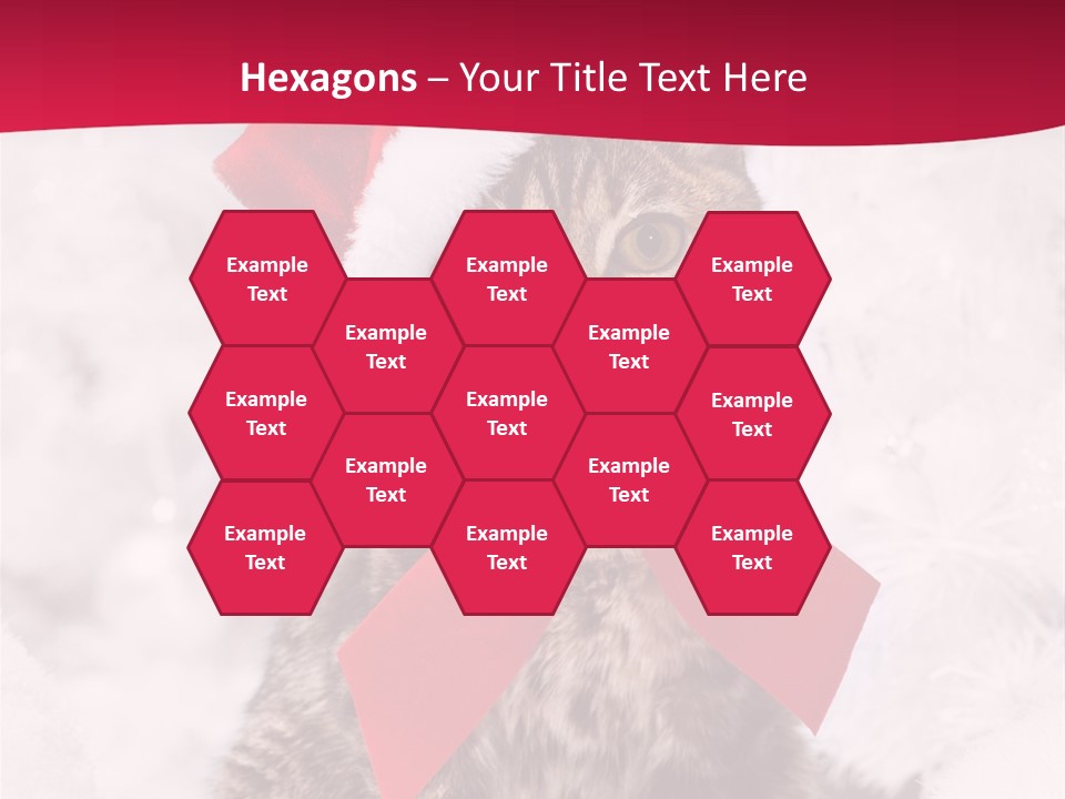 Strike Seasonal Santa's Hat PowerPoint Template