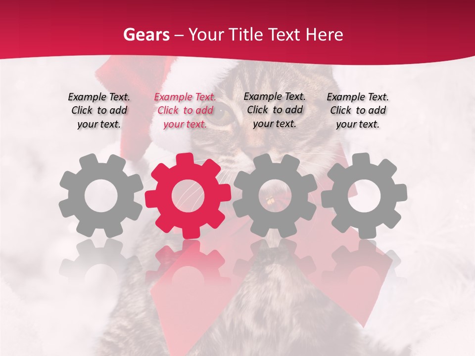 Strike Seasonal Santa's Hat PowerPoint Template