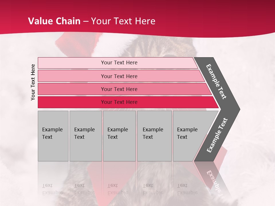 Strike Seasonal Santa's Hat PowerPoint Template