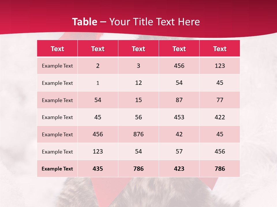 Strike Seasonal Santa's Hat PowerPoint Template