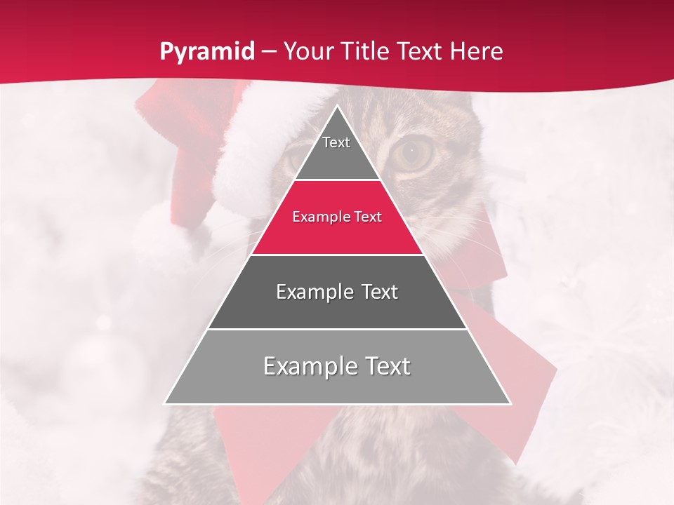Strike Seasonal Santa's Hat PowerPoint Template