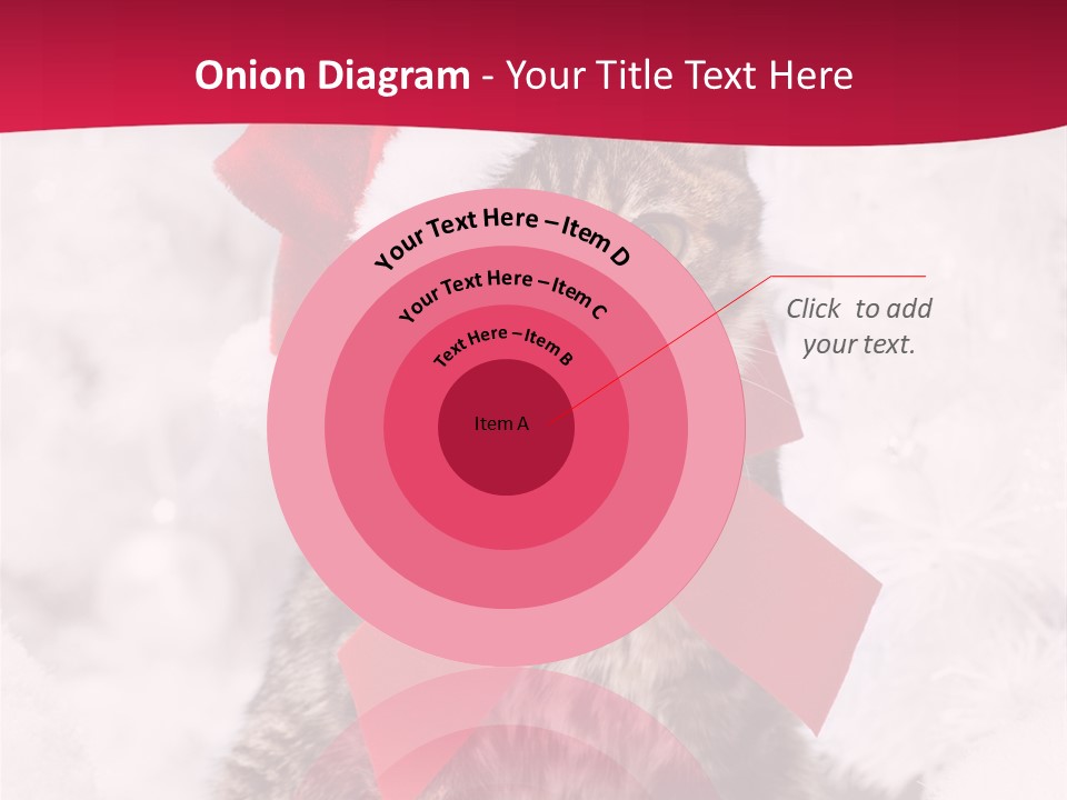 Strike Seasonal Santa's Hat PowerPoint Template