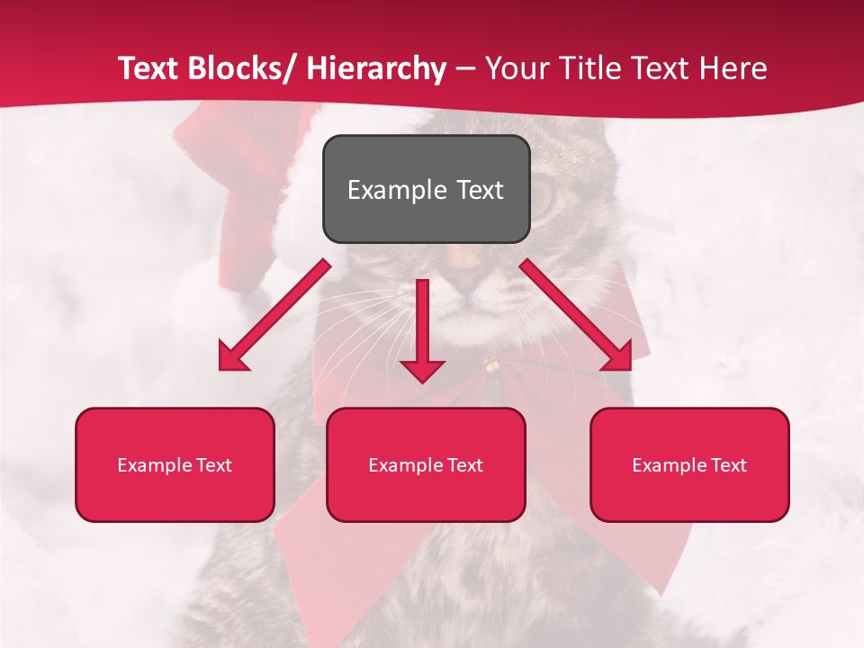 Strike Seasonal Santa's Hat PowerPoint Template