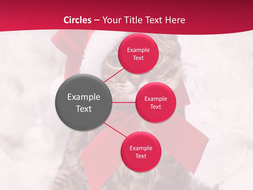 Strike Seasonal Santa's Hat PowerPoint Template