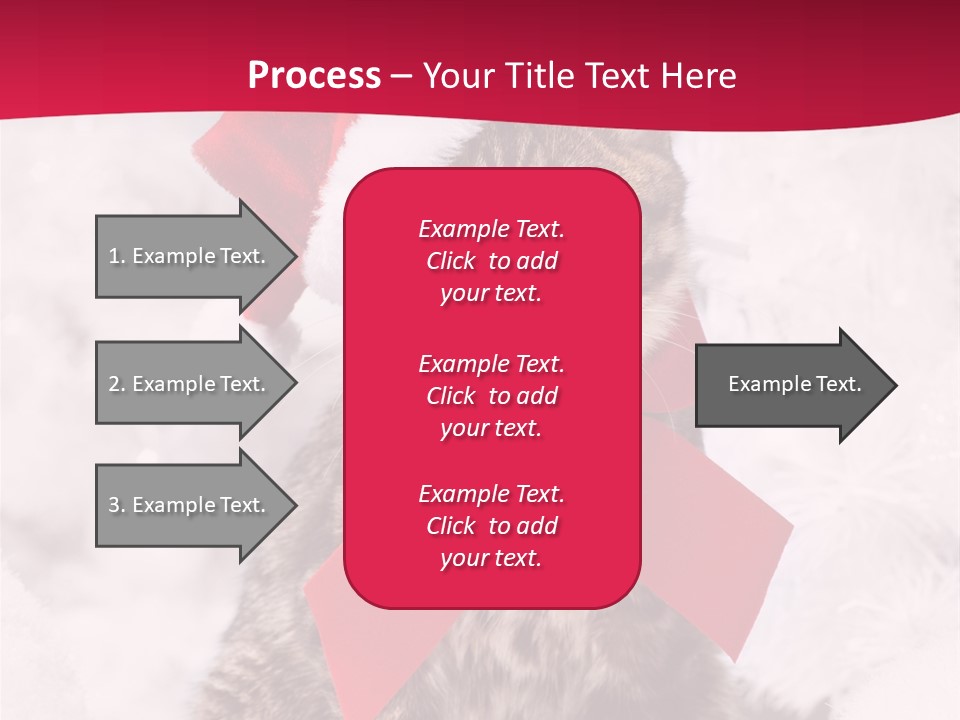 Strike Seasonal Santa's Hat PowerPoint Template