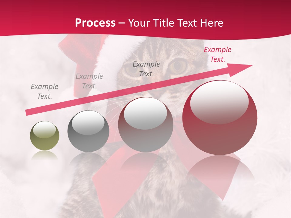 Strike Seasonal Santa's Hat PowerPoint Template