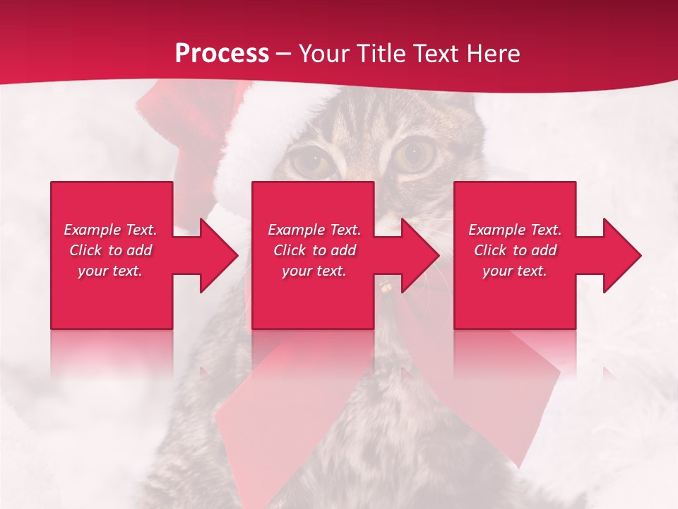 Strike Seasonal Santa's Hat PowerPoint Template