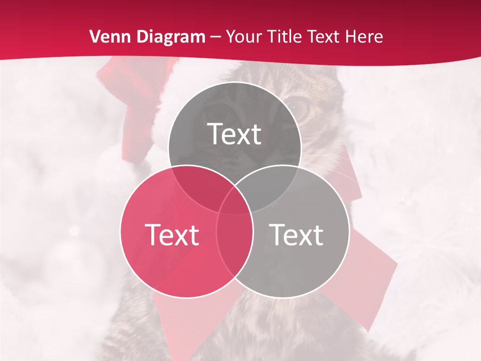 Strike Seasonal Santa's Hat PowerPoint Template