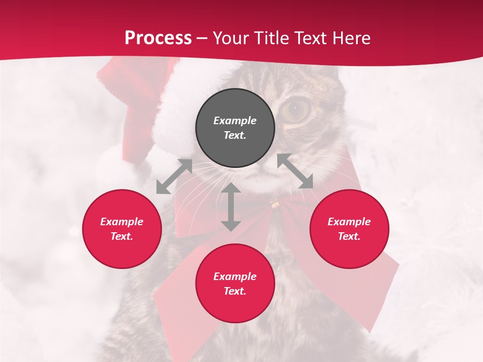 Strike Seasonal Santa's Hat PowerPoint Template